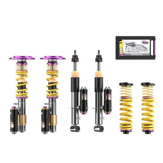 KW V4 Clubsport Coilovers incl. Top Mounts for E46 M3.
