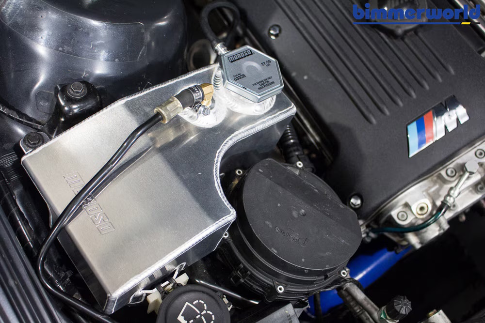 Bimmerworld Aluminium Expansion Tank for E46 M3.