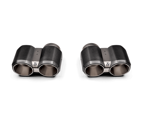 Akrapovic Tail Pipe Set Carbon Octagonal (G8X M2/M3/M4)