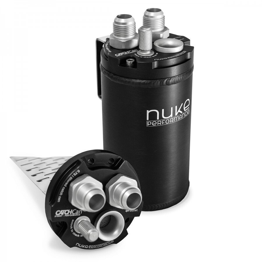 Nuke Performance Dual Inlet Oil Catch Can 0.75L